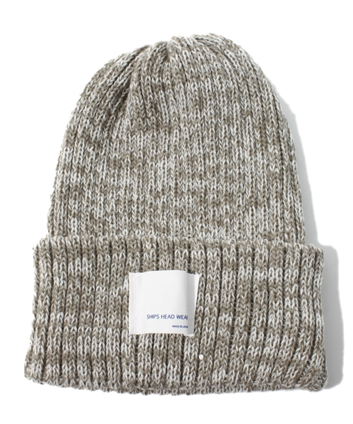 SHIPS（シップス）の「SCO: リブ ニットキャップ■（ニットキャップ/ビーニー・メンズ・グレー/ダークグレー/ブラック/ワイン/ピンクゴールド/グリーン/オリーブ/ブルー/ネイビー/パープル・ONE SIZE）」の21枚目の写真