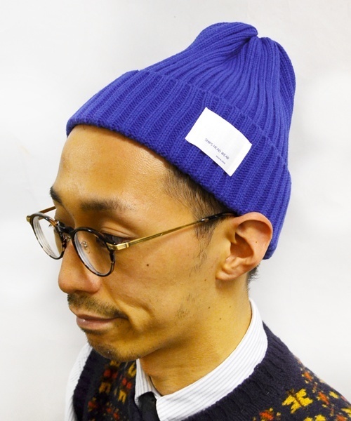 SHIPS（シップス）の「SCO: リブ ニットキャップ■（ニットキャップ/ビーニー・メンズ・グレー/ダークグレー/ブラック/ワイン/ピンクゴールド/グリーン/オリーブ/ブルー/ネイビー/パープル・ONE SIZE）」の18枚目の写真