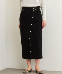 Lee | LEE(リー) SC ボタンスリット スカート BK(スカート)