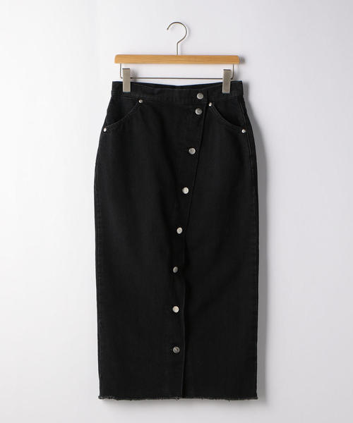 Lee（リー）の「LEE(リー) SC ボタンスリット スカート BK（スカート・レディース・ブラック・MEDIUM/SMALL）」の12枚目の写真