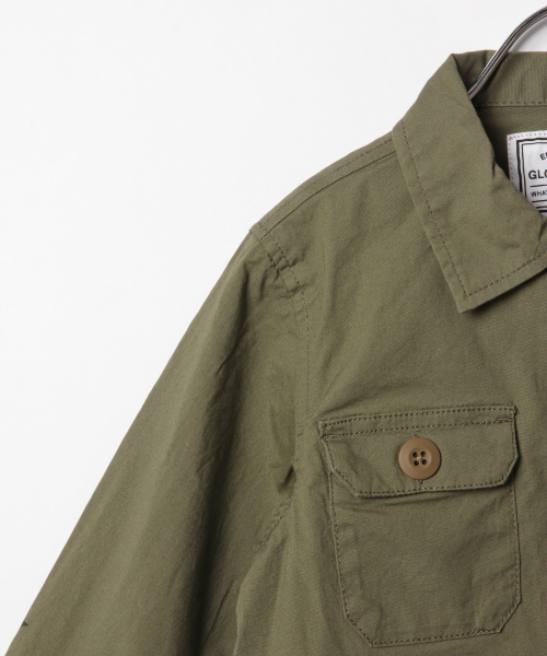 GLOBAL WORK(グローバルワーク)の「【キッズ】ミリタリーシャツ長袖/821110(シャツ/ブラウス・キッズ・ダークブラウン/カーキ・SMALL/MEDIUM/LARGE/X-LARGE/XX-LARGE)」の9枚目の写真