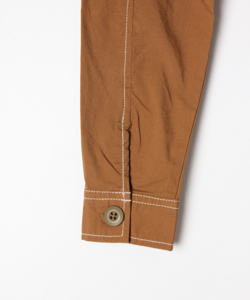 GLOBAL WORK(グローバルワーク)の「【キッズ】ミリタリーシャツ長袖/821110(シャツ/ブラウス・キッズ・ダークブラウン/カーキ・SMALL/MEDIUM/LARGE/X-LARGE/XX-LARGE)」の4枚目の写真