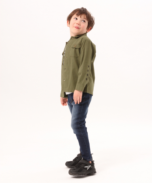 GLOBAL WORK(グローバルワーク)の「【キッズ】ミリタリーシャツ長袖/821110(シャツ/ブラウス・キッズ・ダークブラウン/カーキ・SMALL/MEDIUM/LARGE/X-LARGE/XX-LARGE)」の13枚目の写真