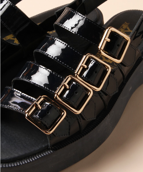 Ray BEAMS（レイビームス）の「○F-TROUPE / パテント 4ストラップ サンダル（サンダル・レディース・ネイビー・36/35/38/37/39）」の9枚目の写真