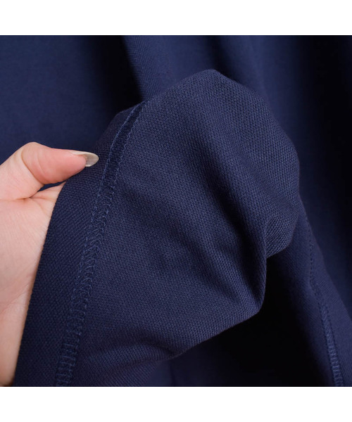 Bling Leads(ブリングリーズ)の「【Bl】鹿の子ライン入り刺繍クルーTシャツ(Tシャツ/カットソー・メンズ・ホワイト/チャコールグレー/ブラック/ネイビー/カーキ/サックスブルー/ピンク/ワイン・MEDIUM/LARGE/X-LARGE)」の10枚目の写真