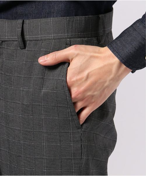 EDIFICE（エディフィス）の「EVALET グレンチェック アンクル パンツ（その他パンツ・メンズ・チャコールグレー/ネイビー・LARGE/MEDIUM/SMALL/X-LARGE）」の12枚目の写真