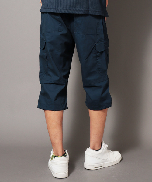 OUTDOOR PRODUCTS APPAREL(アウトドアプロダクツアパレル)の「OUTDOOR TCウエザークロップド7分丈カーゴショートパンツ(カーゴパンツ・メンズ・ブラック/ベージュ/グレー/カーキ/ブルー/ライトカーキ・M/L/LL)」の7枚目の写真