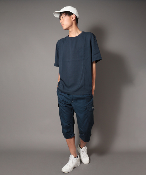 OUTDOOR PRODUCTS APPAREL(アウトドアプロダクツアパレル)の「OUTDOOR TCウエザークロップド7分丈カーゴショートパンツ(カーゴパンツ・メンズ・ブラック/ベージュ/グレー/カーキ/ブルー/ライトカーキ・M/L/LL)」の13枚目の写真
