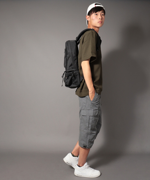 OUTDOOR PRODUCTS APPAREL(アウトドアプロダクツアパレル)の「OUTDOOR TCウエザークロップド7分丈カーゴショートパンツ(カーゴパンツ・メンズ・ブラック/ベージュ/グレー/カーキ/ブルー/ライトカーキ・M/L/LL)」の18枚目の写真