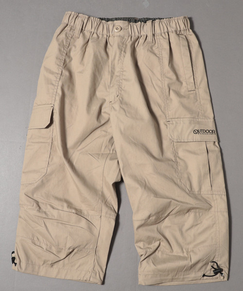 OUTDOOR PRODUCTS APPAREL(アウトドアプロダクツアパレル)の「OUTDOOR TCウエザークロップド7分丈カーゴショートパンツ(カーゴパンツ・メンズ・ブラック/ベージュ/グレー/カーキ/ブルー/ライトカーキ・M/L/LL)」の21枚目の写真