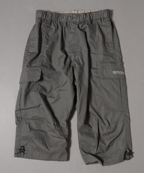 OUTDOOR PRODUCTS APPAREL(アウトドアプロダクツアパレル)の「OUTDOOR TCウエザークロップド7分丈カーゴショートパンツ(カーゴパンツ・メンズ・ブラック/ベージュ/グレー/カーキ/ブルー/ライトカーキ・M/L/LL)」の22枚目の写真