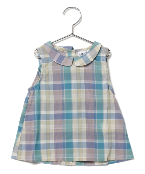 B:MING by BEAMS（ビーミングバイビームス）の「○ビーミング by ビームス / チェックノースリーブブラウス（シャツ/ブラウス・キッズ・ピンク/ブルー・80/120/110/130/100/90）」の2枚目の写真