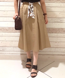 スカーフベルト付き スカート