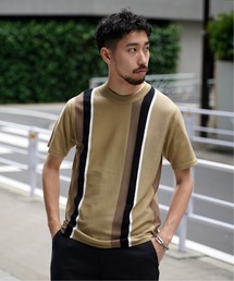 EDIFICE | LILY UT ストライプニットカットソー(Tシャツ/カットソー)