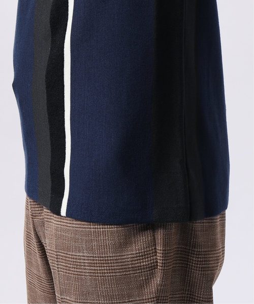 EDIFICE（エディフィス）の「LILY UT ストライプニットカットソー（Tシャツ/カットソー・メンズ・ベージュ/ネイビー・SMALL/MEDIUM/LARGE）」の11枚目の写真