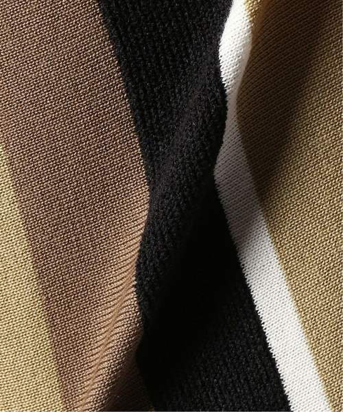 EDIFICE（エディフィス）の「LILY UT ストライプニットカットソー（Tシャツ/カットソー・メンズ・ベージュ/ネイビー・SMALL/MEDIUM/LARGE）」の4枚目の写真