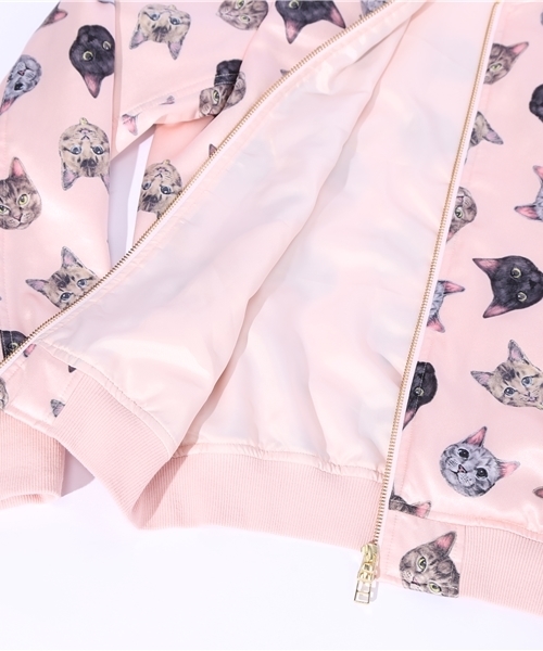 【新品】mmts コラボ 9456 / おすわり ばんどぅブルゾン 猫 COLLABORATION】9456 / おすわり ばんどぅブルゾン（ブルゾン