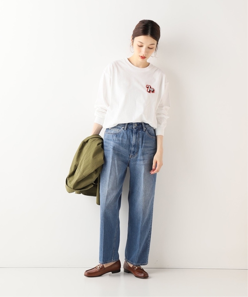JOURNAL STANDARD relume（ジャーナルスタンダード　レリューム）の「ワイドレッグルーズフィットデニム（デニムパンツ・レディース・ネイビー/ブルー系その他・40/38/36）」の5枚目の写真
