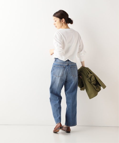 JOURNAL STANDARD relume（ジャーナルスタンダード　レリューム）の「ワイドレッグルーズフィットデニム（デニムパンツ・レディース・ネイビー/ブルー系その他・40/38/36）」の6枚目の写真