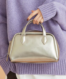 BEAUTY&YOUTH UNITED ARROWS | BY フェイクレザードームミニボストンバッグ -2WAY- ◆(ボストンバッグ)