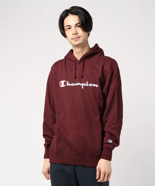 Champion（チャンピオン）の「チャンピオン Champion PULLOVER HOODED SWEATSHIRT（パーカー・メンズ・ワイン/レッド/ネイビー/グレー/ブラック/ホワイト・XL/XXL/M/L/S）」の6枚目の写真