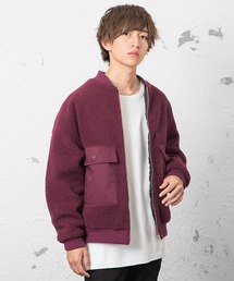 MinoriTY | 【2019秋冬新作】ボアビッグシルエットMA-1 ミリタリー オーバーサイズ(ミリタリージャケット)