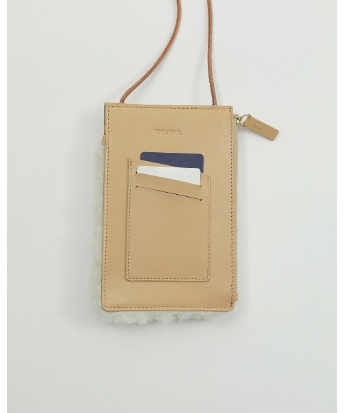 TODAYFUL（トゥデイフル）の「レザー×ボアポシェット（ハンドバッグ・レディース・ベージュ系その他/ブラック・FREE）」の13枚目の写真