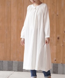 rps | ダブルガーゼラグランスリーブギャザーワンピース(ワンピース)