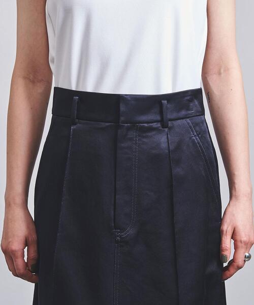 CINOH（チノ）の「＜CINOH（チノ）＞サテン スカート◆（スカート・レディース・ライトブルー/ネイビー・36/38）」の15枚目の写真