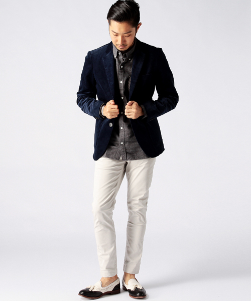BEAMS(ビームス)の「◎BEAMS / コーデュロイ テーラードジャケット(テーラードジャケット・メンズ・ブルー/ブラック・MEDIUM/LARGE/SMALL)」の11枚目の写真