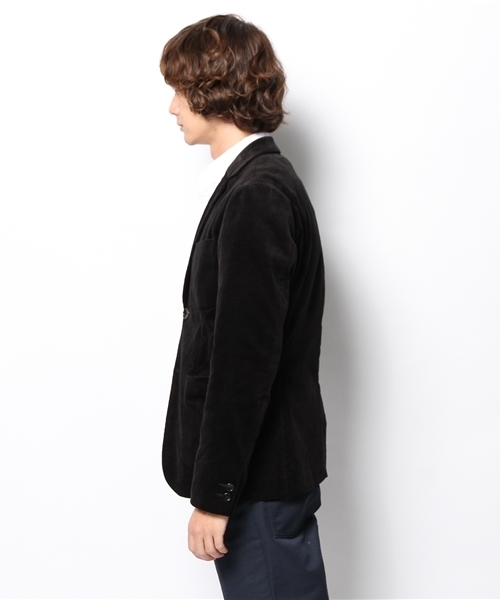 BEAMS(ビームス)の「◎BEAMS / コーデュロイ テーラードジャケット(テーラードジャケット・メンズ・ブルー/ブラック・MEDIUM/LARGE/SMALL)」の6枚目の写真