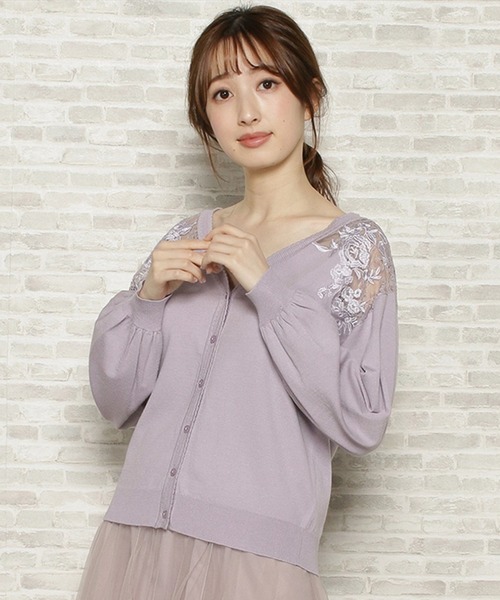 セール レース刺繍2wayニット ニット セーター Willselection ウィルセレクション のファッション通販 Zozotown