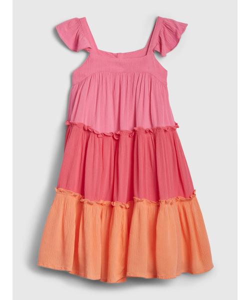 セール スリーティアードピンク オレンジワンピース 幼児 ワンピース Gap ギャップ のファッション通販 Zozotown