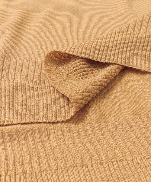 LAATO（ラート）の「SEE-THROUGH KNIT（ニット/セーター・レディース・チャコールグレー/オフホワイト/キャメル・FREE）」の10枚目の写真