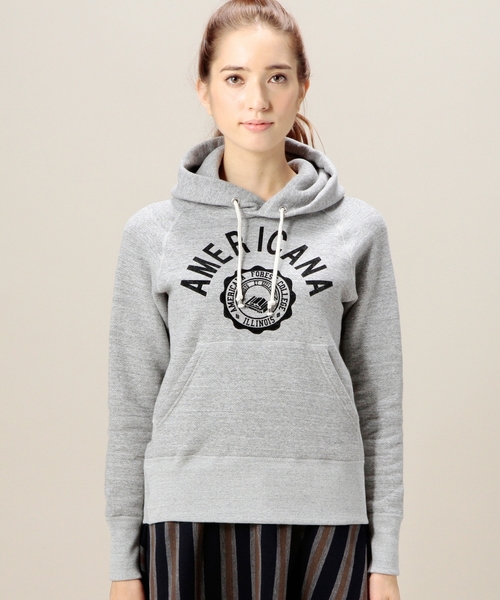 BEAUTY&YOUTH UNITED ARROWS（ビューティーアンドユースユナイテッドアローズ）の「BY AMERICANA プリントスウェットプルオーバー（スウェット・レディース・グレー/ダークグレー・MEDIUM）」の8枚目の写真