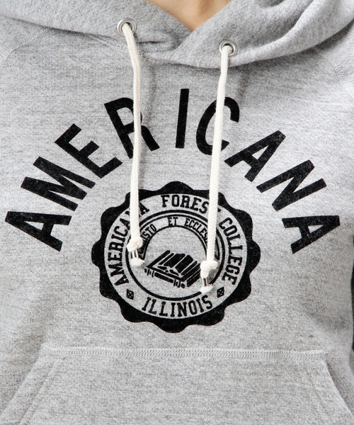 BEAUTY&YOUTH UNITED ARROWS（ビューティーアンドユースユナイテッドアローズ）の「BY AMERICANA プリントスウェットプルオーバー（スウェット・レディース・グレー/ダークグレー・MEDIUM）」の4枚目の写真