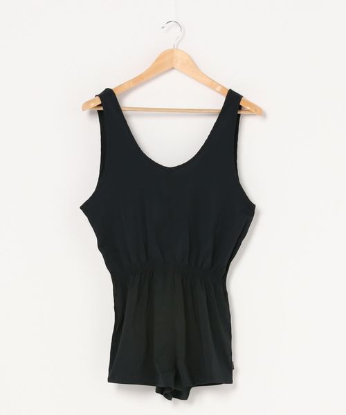 Hurley (ハーレー)の「W HRLY COASTAL TANK ROMPER / ハーレー レディース タンクロンパース ビーチ プール(つなぎ/オールインワン・レディース・ブラック・SMALL/MEDIUM/X-SMALL)」の1枚目の写真
