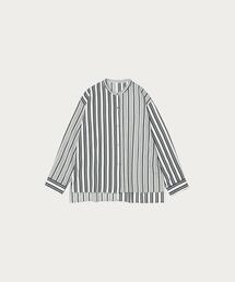 BEAUTY&YOUTH UNITED ARROWS | BY∴ ストライプパネルロングスリーブシャツ(シャツ/ブラウス)