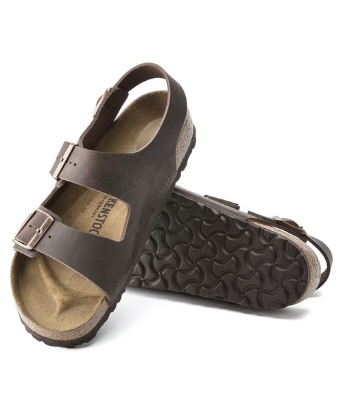BIRKENSTOCK(ビルケンシュトック)の「【公式】ビルケンシュトック Milano/ミラノ オイルドナチュラルレザー(サンダル・メンズ・ブラウン・26.5cm【レギュラー幅】/27cm【レギュラー幅】/26cm【レギュラー幅】/28cm【レギュラー幅】/28.5cm【レギュラー幅】/25cm【レギュラー幅】/29cm【レギュラー幅】/22.5cm【ナロー幅】)」の4枚目の写真