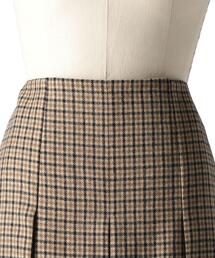 Drawer（ドゥロワー）の「Drawer ガンクラブチェックタックスカート