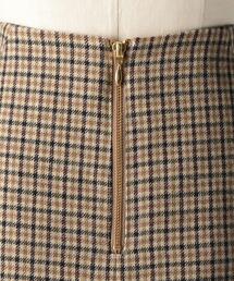 Drawer（ドゥロワー）の「Drawer ガンクラブチェックタックスカート