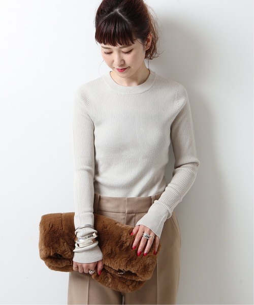 Spick & Span - Spick and Span WASHABLE RIB プルオーバー Spick & Span（スピックアンドスパン）の「WASHABLE RIB プル