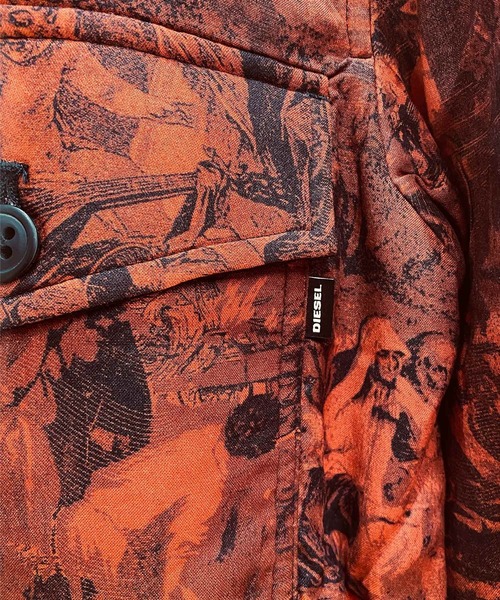 DIESEL（ディーゼル）の「グラフィックカモ パディング シャツ