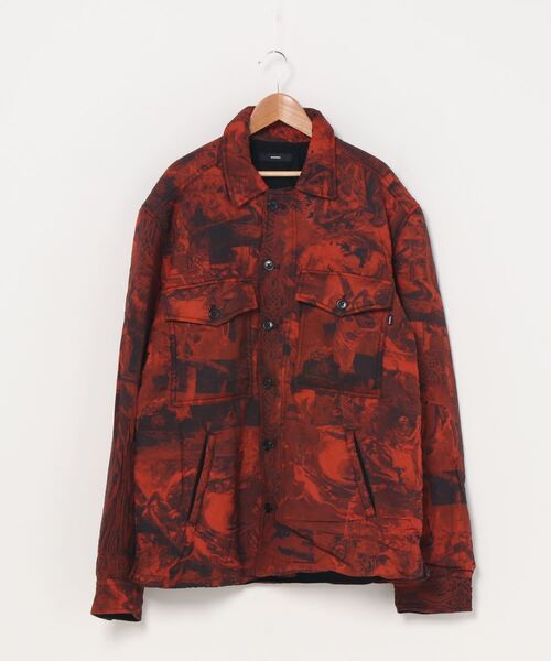 DIESEL（ディーゼル）の「グラフィックカモ パディング シャツ