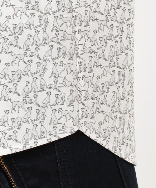 Paul Smith【洗える】イタリアングレイハウンド ミニプリント シャツ　綿 Paul Smith（ポールスミス）の「【洗える】イタリアン