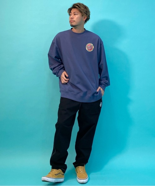 SANTA CRUZ（サンタクルーズ）の「【ムラサキスポーツ別注】SANTACRUZ/サンタクルーズ 　ルーズシルエット　バックプリントスウェット 502211307（スウェット・メンズ・ブラック/ネイビー・M/L/XL）」の13枚目の写真