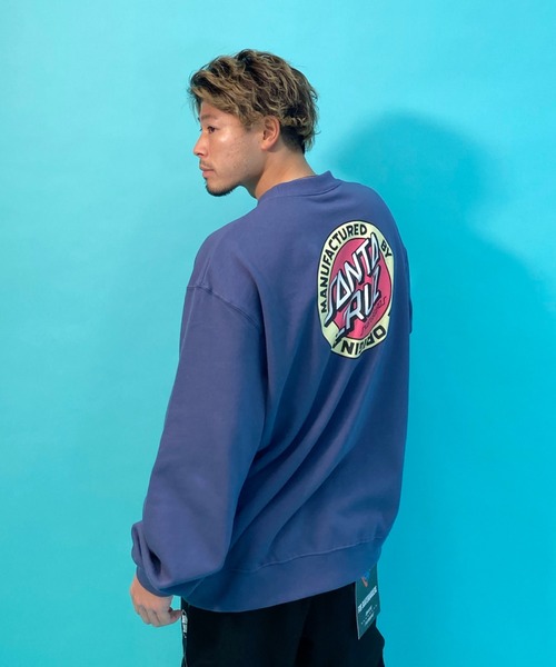 SANTA CRUZ（サンタクルーズ）の「【ムラサキスポーツ別注】SANTACRUZ/サンタクルーズ 　ルーズシルエット　バックプリントスウェット 502211307（スウェット・メンズ・ブラック/ネイビー・M/L/XL）」の19枚目の写真