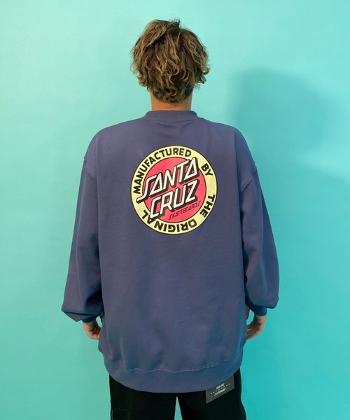 SANTA CRUZ（サンタクルーズ）の「【ムラサキスポーツ別注】SANTACRUZ/サンタクルーズ 　ルーズシルエット　バックプリントスウェット 502211307（スウェット・メンズ・ブラック/ネイビー・M/L/XL）」の17枚目の写真