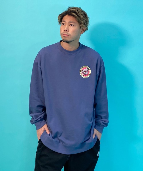 SANTA CRUZ（サンタクルーズ）の「【ムラサキスポーツ別注】SANTACRUZ/サンタクルーズ 　ルーズシルエット　バックプリントスウェット 502211307（スウェット・メンズ・ブラック/ネイビー・M/L/XL）」の14枚目の写真