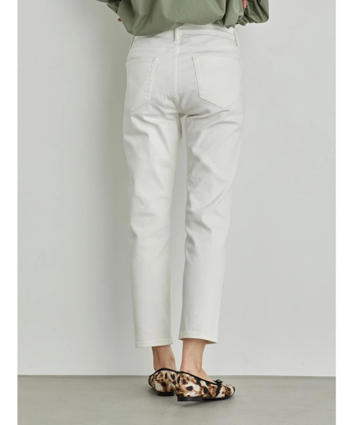 AMERICAN HOLIC(アメリカンホリック)の「テーパードホワイトカツラギ(デニムパンツ・レディース・ホワイト・XX-SMALL/X-SMALL/SMALL/MEDIUM/LARGE)」の3枚目の写真